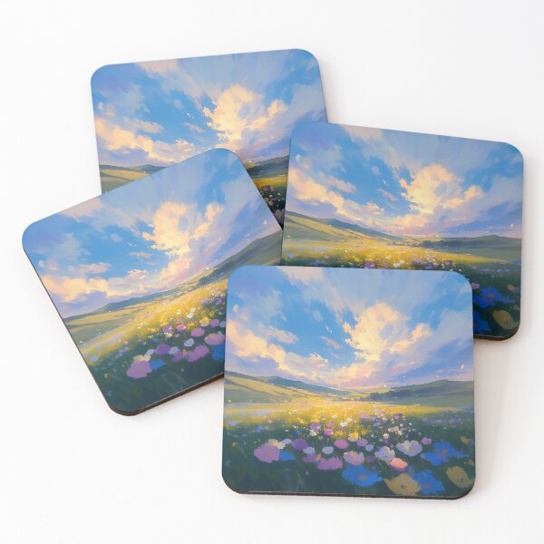 Item preview, Valle infinito de flores silvestres bajo un cálido sol. designed and sold by Christian Weiss.