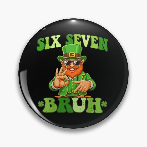 Item preview, Funny Leprechaun Six Seven Bruh - St Patricks Day Sunglasses Graphic designed and sold by Prime legend .