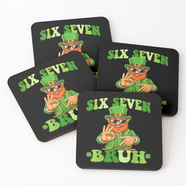 Item preview, Funny Leprechaun Six Seven Bruh - St Patricks Day Sunglasses Graphic designed and sold by Prime legend .
