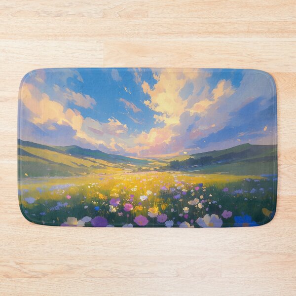 Item preview, Endless Wildflower Valley In Warm Sunlight designed and sold by Christian Weiss.