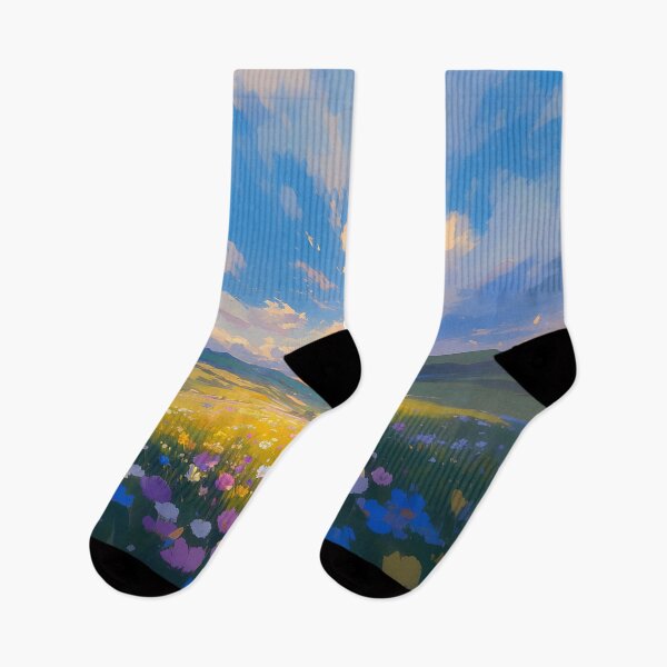 Item preview, Endless Wildflower Valley In Warm Sunlight designed and sold by Christian Weiss.