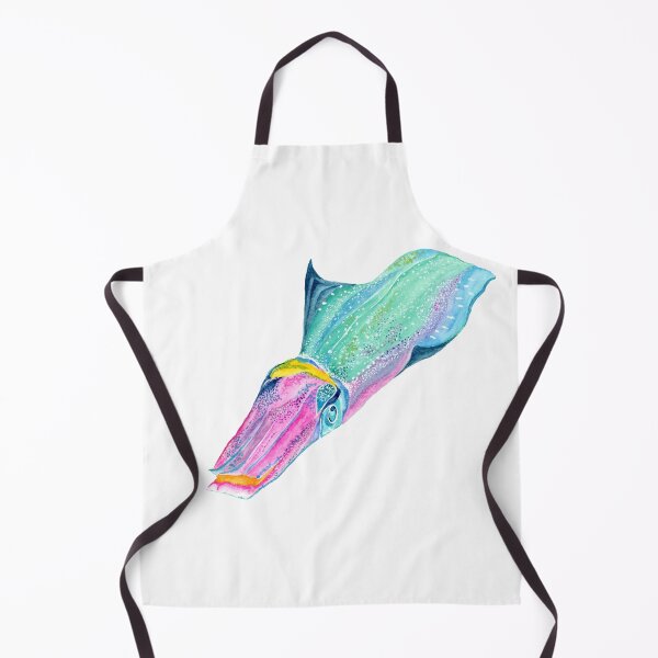 Item preview, Caribbean Reef Squid Watercolor designed and sold by Sonoran Glimmer.