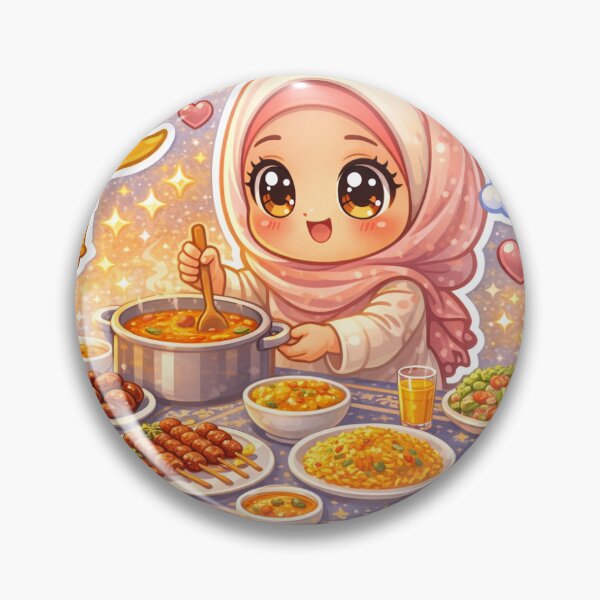 Item preview, Lina is preparing the iftar dinner designed and sold by Yazanland.