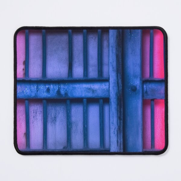 Item preview, Pink Blue Neon Jail Bars designed and sold by bubblegoth.
