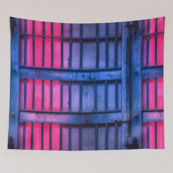 Item preview, Pink Blue Neon Jail Bars designed and sold by bubblegoth.