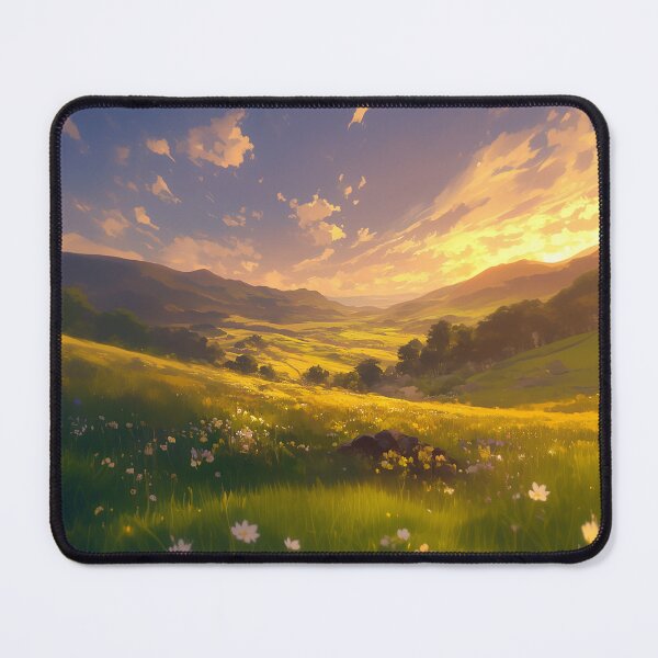 Item preview, Sunlit Flower Meadow Beneath Dramatic Sky designed and sold by Christian Weiss.
