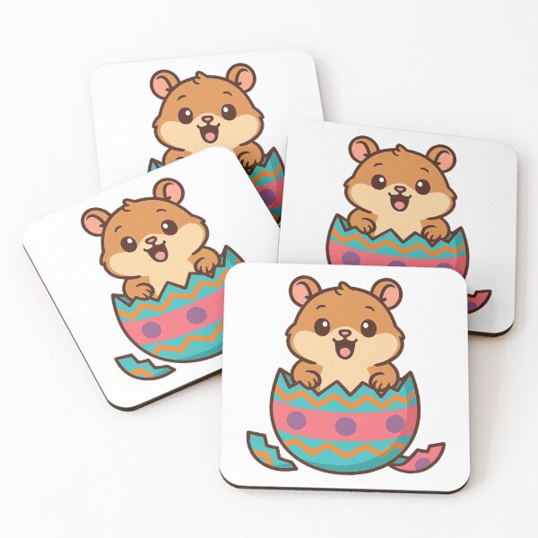 Item preview, Cute Hamster Popping Out of Easter Egg – Funny Spring Animal Character designed and sold by Confuzz1ed.
