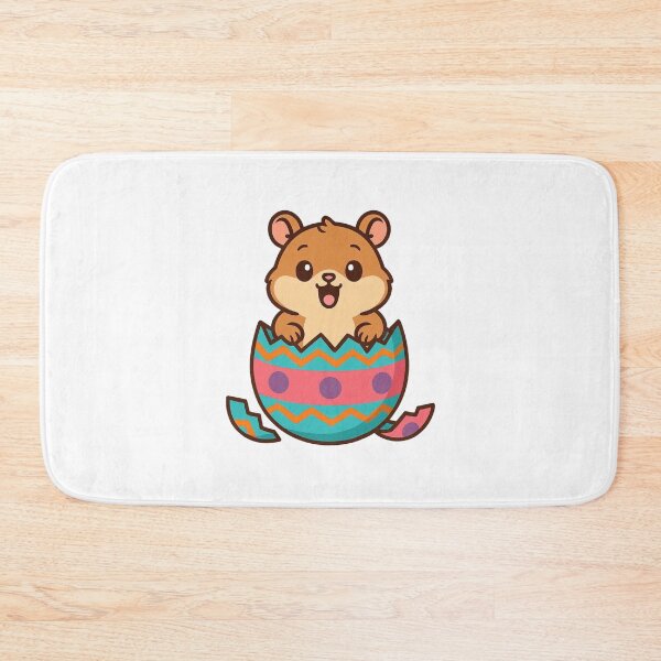 Item preview, Cute Hamster Popping Out of Easter Egg – Funny Spring Animal Character designed and sold by Confuzz1ed.