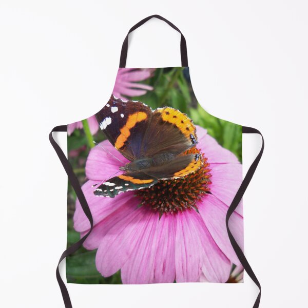 Item preview, Red Admiral Butterfly on Cone Flower designed and sold by coribeth.