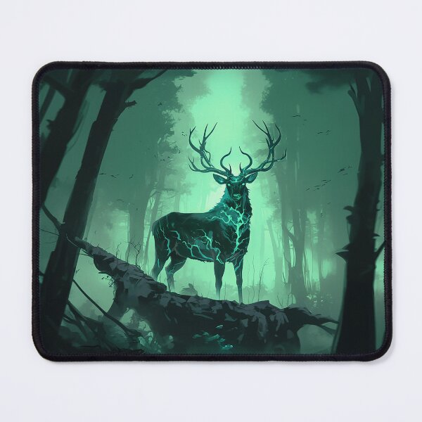 Item preview, Electric Forest Stag With Glowing Veins designed and sold by Christian Weiss.