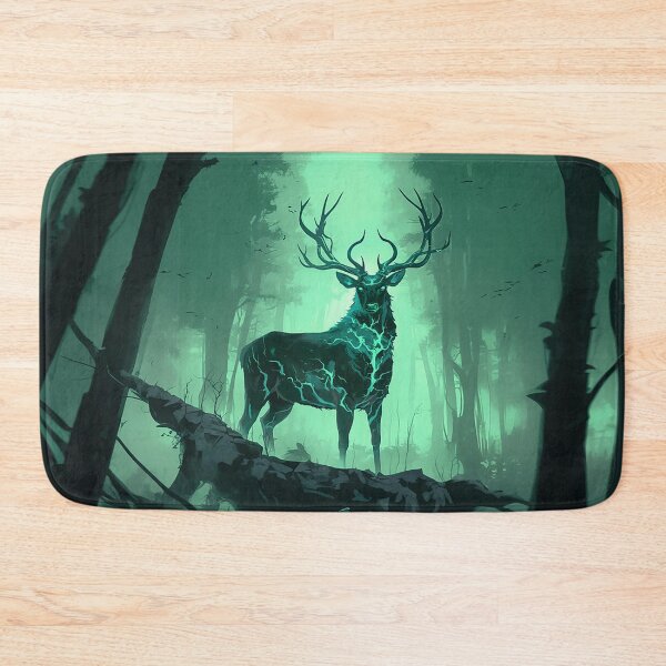 Item preview, Electric Forest Stag With Glowing Veins designed and sold by Christian Weiss.