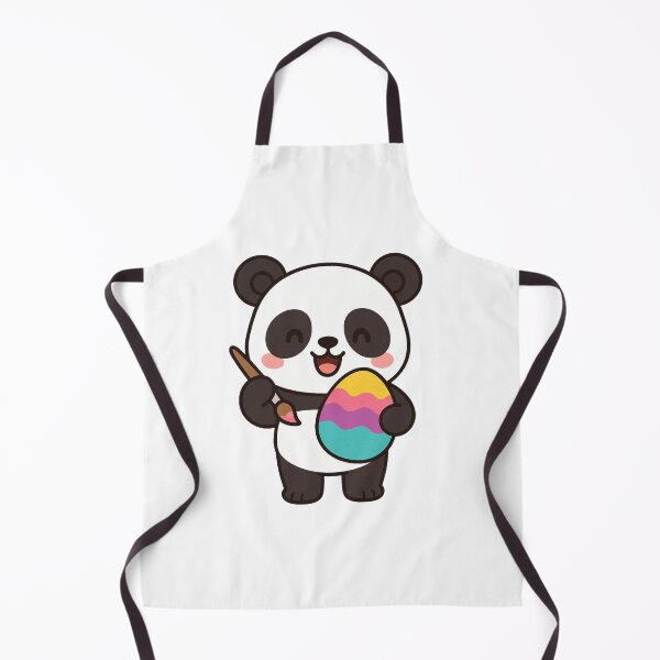 Item preview, Happy Panda Decorating Easter Egg – Cute Spring Animal Character designed and sold by Confuzz1ed.
