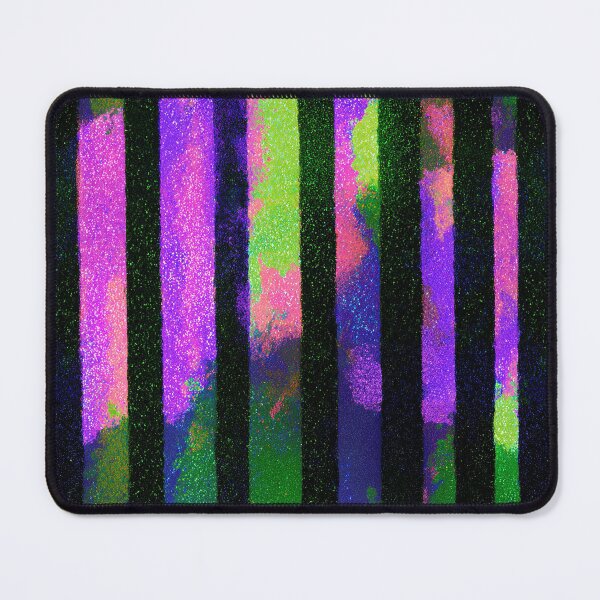 Item preview, Blacklight Glitter Stripe Pattern designed and sold by bubblegoth.