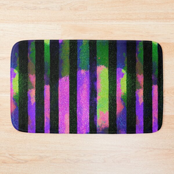 Item preview, Blacklight Glitter Stripe Pattern designed and sold by bubblegoth.