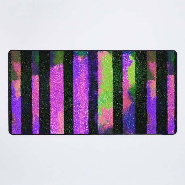 Item preview, Blacklight Glitter Stripe Pattern designed and sold by bubblegoth.