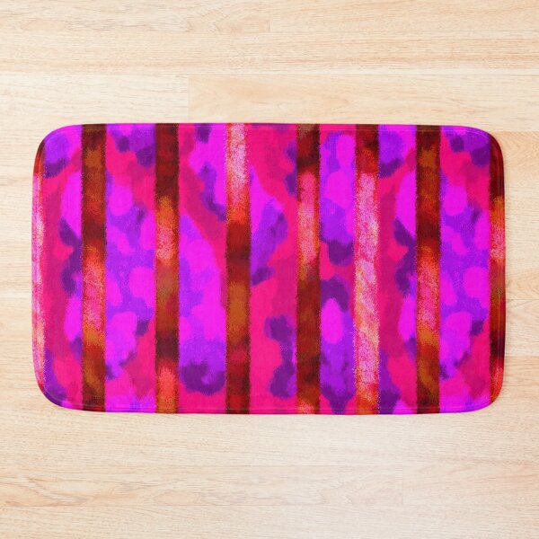 Item preview, Electric Pink Purple Stripe Pattern designed and sold by bubblegoth.