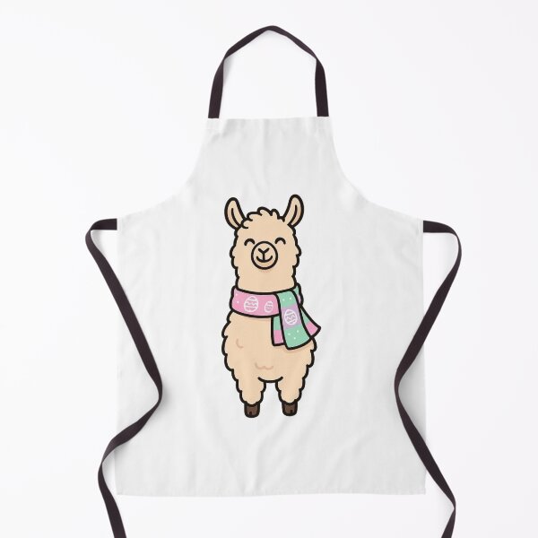 Item preview, Happy Llama Wearing Easter Scarf – Cute Spring Animal Character designed and sold by Confuzz1ed.