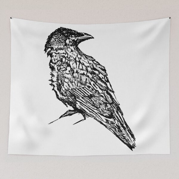 Item preview, Crow designed and sold by The Stippler Process.
