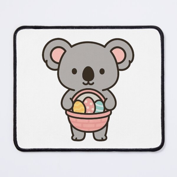 Item preview, Cute Koala Holding Easter Basket – Adorable Spring Animal Character designed and sold by Confuzz1ed.