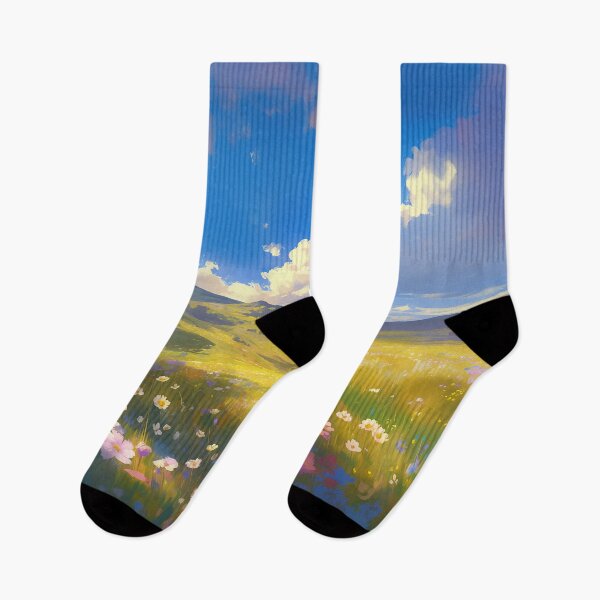 Item preview, Blooming Wildflower Field Across Sunny Hills designed and sold by Christian Weiss.