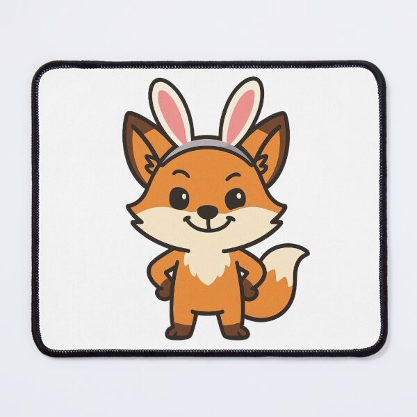 Item preview, Cute Fox Wearing Bunny Ears – Funny Easter Animal Character designed and sold by Confuzz1ed.