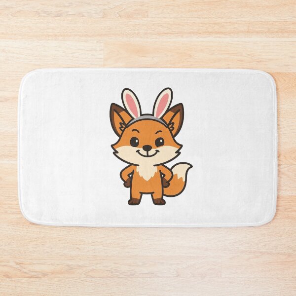 Item preview, Cute Fox Wearing Bunny Ears – Funny Easter Animal Character designed and sold by Confuzz1ed.