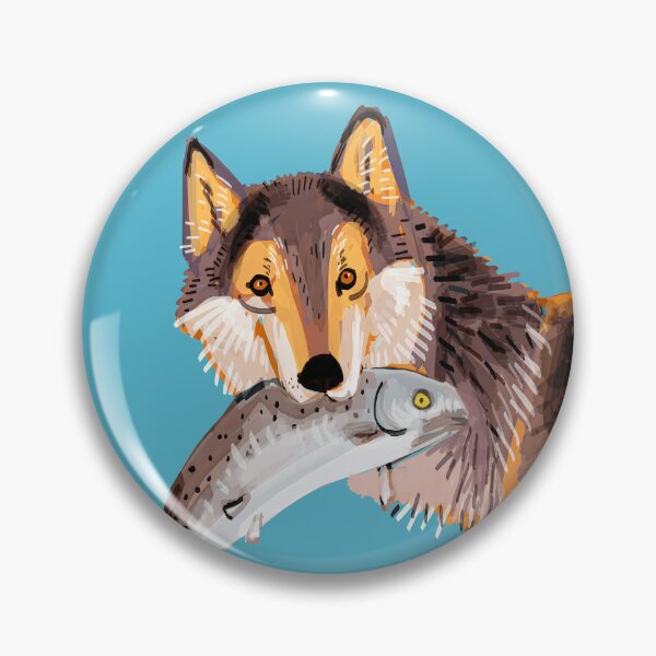 Item preview, Totem Coastal wolf Vancouver Wolf designed and sold by belettelepink.