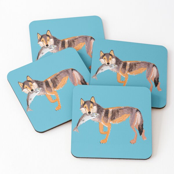 Item preview, Totem Coastal wolf Vancouver Wolf designed and sold by belettelepink.