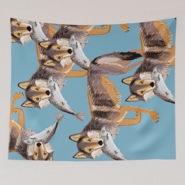 Item preview, Totem Coastal wolf Vancouver Wolf designed and sold by belettelepink.