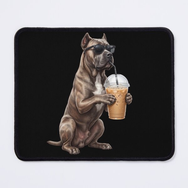 Item preview, Funny Cane Corso Drinking Iced Coffee Meme Dog Lover designed and sold by TerryConnells.