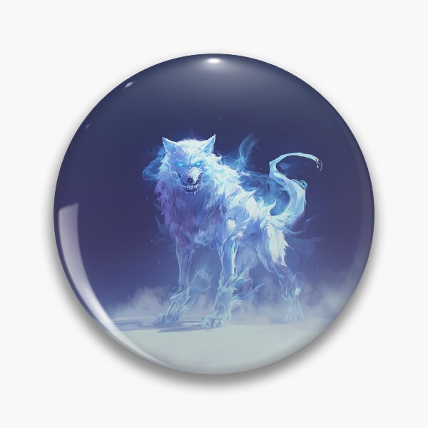 Item preview, Frost Spirit Wolf In Icy Mist designed and sold by Christian Weiss.
