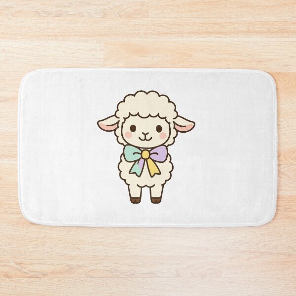 Item preview, Sweet Lamb Wearing Easter Ribbon – Cute Spring Farm Animal Character designed and sold by Confuzz1ed.