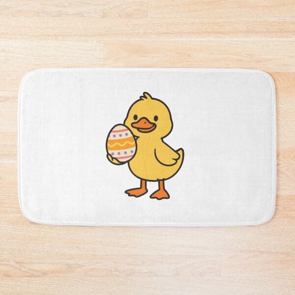 Item preview, Cute Duck Holding Decorated Easter Egg – Fun Spring Animal Illustration designed and sold by Confuzz1ed.