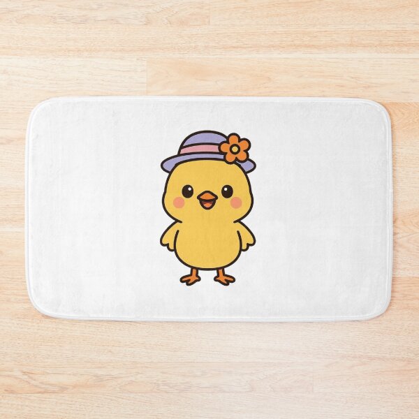 Item preview, Happy Chick Wearing Easter Bonnet – Cute Spring Animal Character designed and sold by Confuzz1ed.