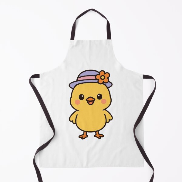 Item preview, Happy Chick Wearing Easter Bonnet – Cute Spring Animal Character designed and sold by Confuzz1ed.