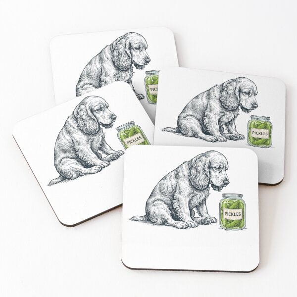 Artikelvorschau, Vintage Cocker Spaniel Pickles Meme Hundeliebhaber entworfen und verkauft von DoodleTortle.