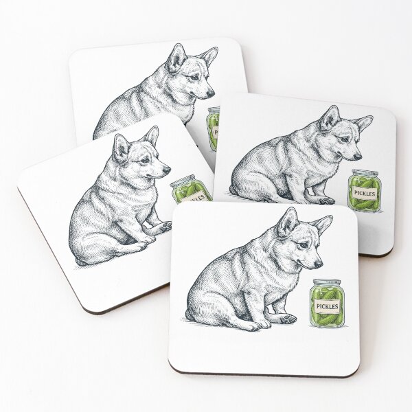 Item preview, Vinatge Corgi Pickles Meme Dog Lover designed and sold by DoodleTortle.
