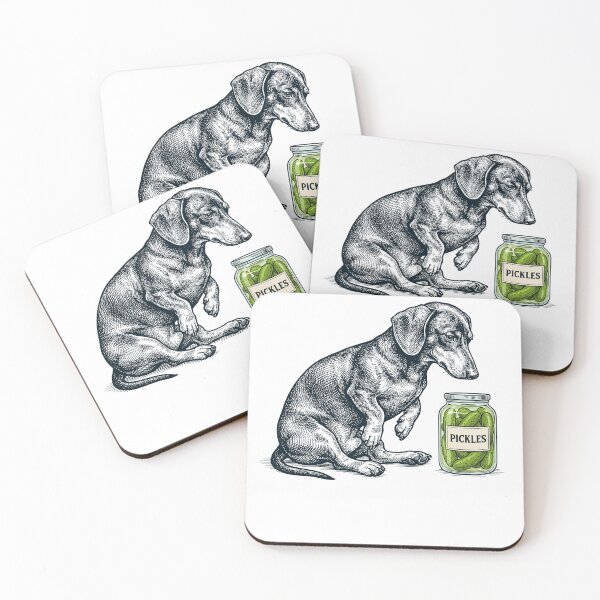 Item preview, Vinatge Dachshund Pickles Meme Dog Lover designed and sold by DoodleTortle.