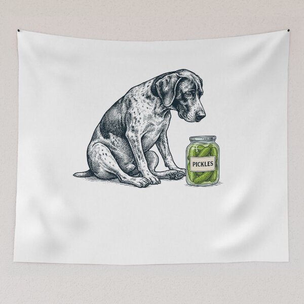 Item preview, Vinatge German Shorthaired Pointer Pickles Meme Dog Lover designed and sold by DoodleTortle.