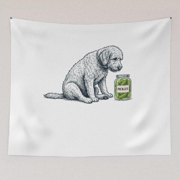 Item preview, Vinatge Goldendoodle Pickles Meme Dog Lover designed and sold by DoodleTortle.