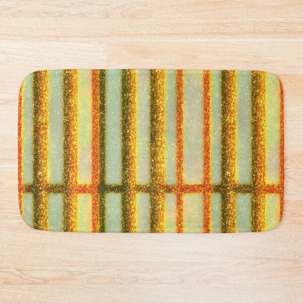 Item preview, Gold Glitter Windowpane Grid designed and sold by bubblegoth.