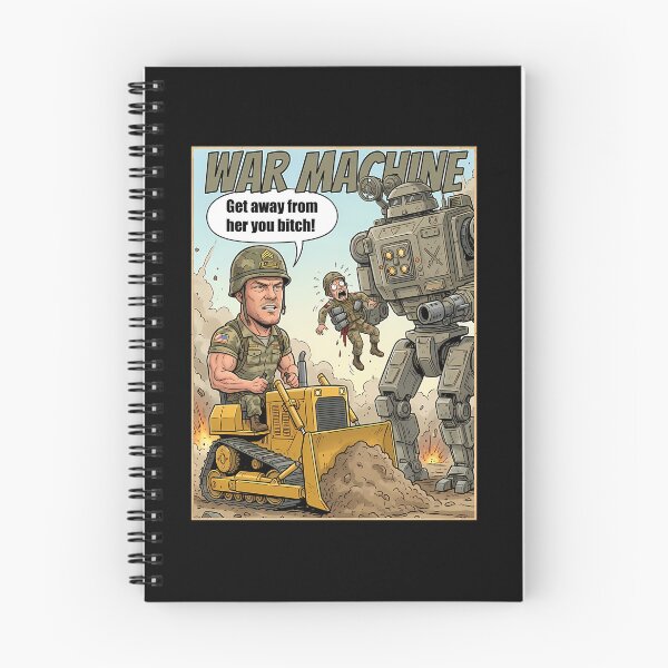 Item preview,  Funny War Machine Movie Caricature Meme  designed and sold by ZyadAlnaim.
