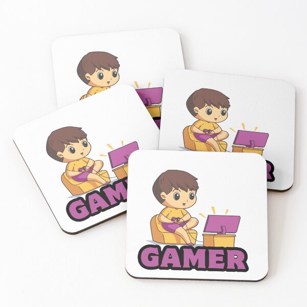 Item preview, Cute Pro Boy Gamer - Gaming Set up  designed and sold by Rasheedaholik.