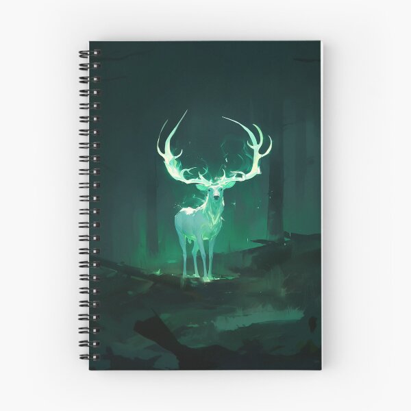 Item preview, Luminous Spirit Deer In Mystic Woods designed and sold by Christian Weiss.