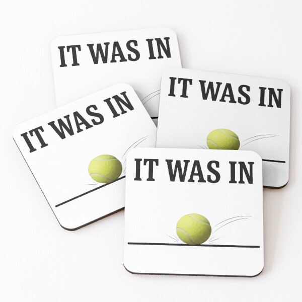 Item preview, Funny Tennis “It Was In!”, White Tennis Player Gift Tee, Court Humor Graphic Tee designed and sold by Inkvado.