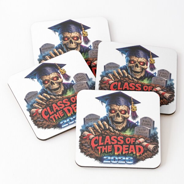 Item preview, Class of the Dead 2026 Horror Graduation Shirt – Retro 80s Zombie Graduate Design designed and sold by 486DesignCo.