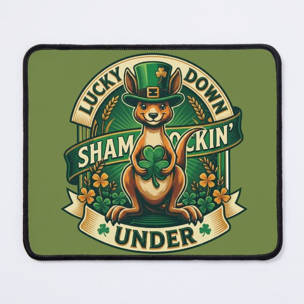Item preview, Lucky Down Under Shamrock Kangaroo designed and sold by Prime legend .