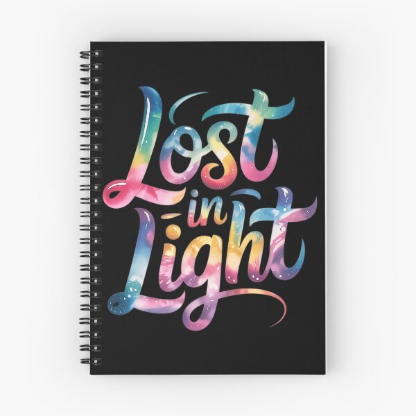 Item preview, Lost in Light - Glowing Watercolor Nebula Space Art with Cosmic Text designed and sold by Pro AguiZoul Art.