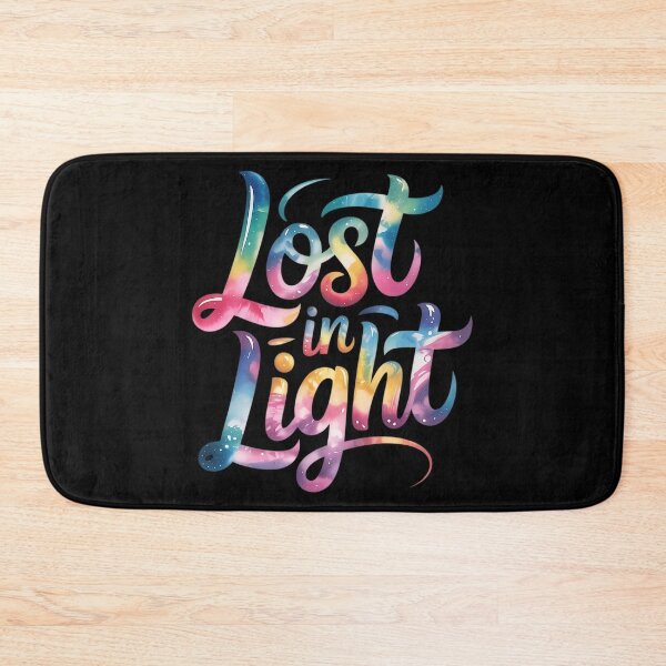 Item preview, Lost in Light - Glowing Watercolor Nebula Space Art with Cosmic Text designed and sold by Pro AguiZoul Art.
