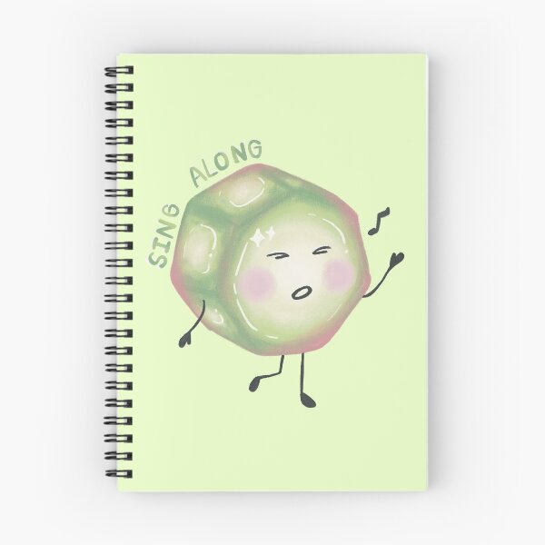 Item preview, Cute Green Blob Character Singing Sing Along Happy Quote designed and sold by rainyhst.